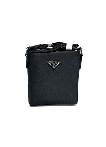 Черная маленькая мужская текстильная сумка через плечо No Brand (301089580)