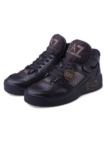 Черные полусапоги женские ARMANI EA7