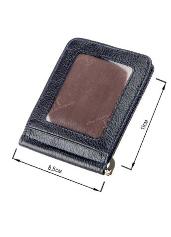 Практичний Затискач для чоловіків на магніті 18939 Синій st leather (329149878)