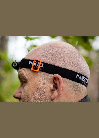 Ліхтар налобний акумуляторний, 700мА•год, 600лм, 6Вт, 4 функції освітлення, IPX4 Neo Tools (315503279)