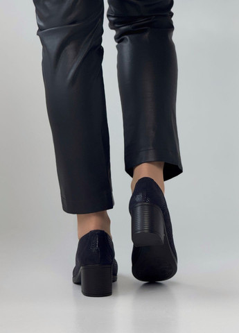 Sherlock Soon Туфли женские кожаные темно-синий з натуральная кожа, турция — демисезон (323484195)