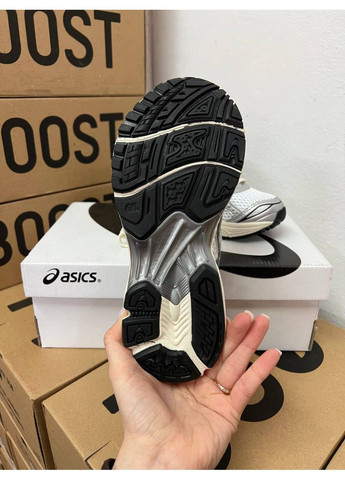 Серебристые всесезонные кроссовки asics gel-kayano 14 black silver No Brand