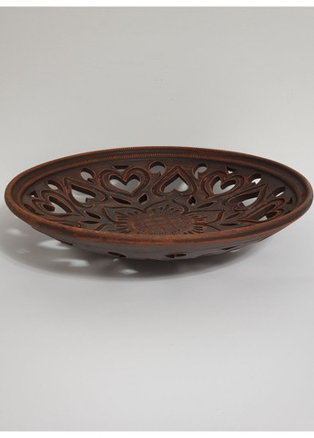 Конфетница 26 см., из красной глины No Brand (330028278)