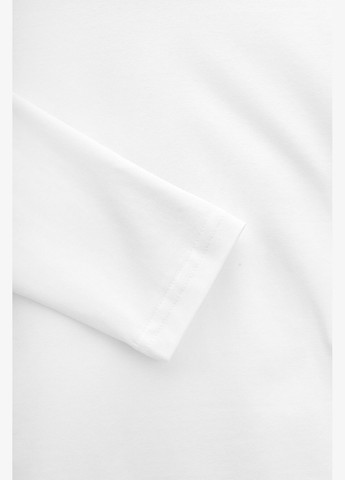 Белый демисезонный лонгслив LAWA однотонный