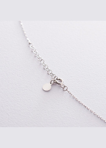 Серебряное колье с буквой Р 18972ч 45 Oniks (264023496)