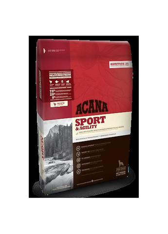 Сухий корм SPORT & AGILITY RECIPE корм для активних собак, 11,4 кг Acana (360544191)