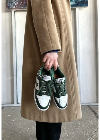Зелені кросівки чоловічі nike dunk low varsity green найк данк зелені демісезон No Brand