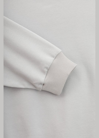 First Kids свитшот однотонный для мальчика 0128 134 см светло-серый shop (2000990974662) однотонный светло-серый повседневный хлопок