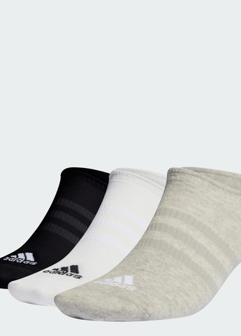 Три пары носков Thin and Light No-Show adidas (259636946)