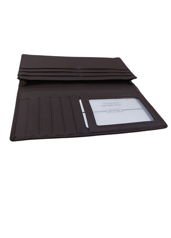 Мужской кожаный купюрник кошелек темно-коричневый Paichi X530-004 Puce (360549653)