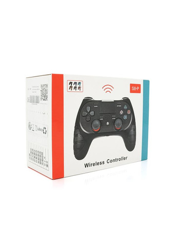 Геймпад S8P беспроводной для PS4, Black, Box Brazzers (314976797)