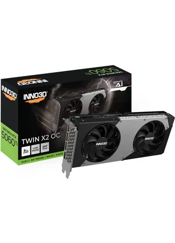 GeForce RTX5060 Ti TWIN X2 OC, 8GB GDDR7, 128bit, PCI Express 5.0 Inno3D (381169188)
