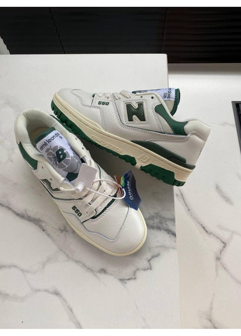 КРОСІВКИ ЖІНОЧІ NEW BALANCE 550 GREEN LETHER LEON DORE НЬЮ БЕЛАНС 550 No Brand сірі демісезони (367177288)