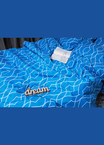 Комплект постельного белья Микросатин Premium «» семейный 143х210х2 наволочки 4х70х70 (MS-820005174) Moon&Star Ocean Breeze (293147808)