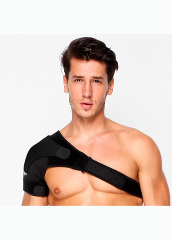 Фіксатор плечового суглоба A-1697 Right black підтримка для спини 11 шт. AOLIKES (356499459)