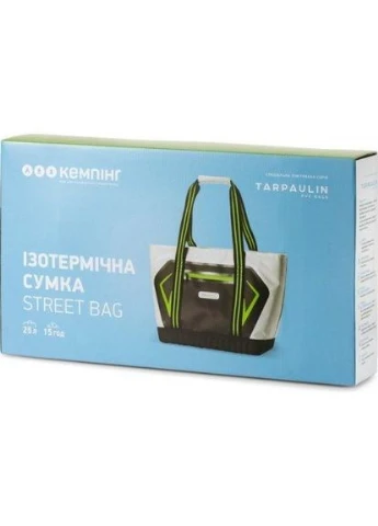 Изотермическая сумка Кемпинг Street Bag, объем 25 л, материал Tarpaulin PVC, размер 49 × 23 × 33 см Кемпінг (395598357)