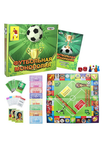 Игра 00716 Стратег, "Футбольная монополия", в корке 25см-25см-5 см No Brand (301649029)