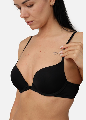 Чорний бюстгальтер класичний жіночий колір чорний cb-00257693 Chanvie Leen поліестер