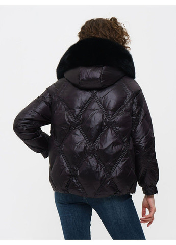 Черная зимняя куртка 21 - 04272 Vivilona