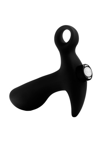 Анальна пробка з віброкулею Anal Adventures Platinum чорна Blush (297135134)