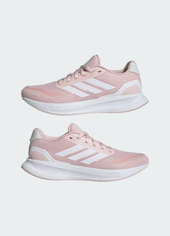 Кросівки для бігу Runfalcon 5 adidas рожеві всесезони (305842941)