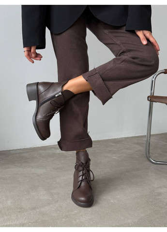 Осенние демисезонные кожаные ботинки Helen