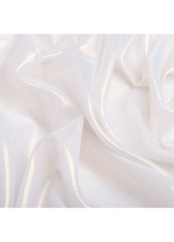 Тканина шифон стрейч із напиленням Cold 55 г/м2 150 см для суконь, блуз, декору та аксесуарів біла IDEIA (357226921)
