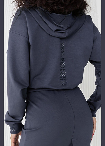 Хлопковое худи с капюшоном TOTALFIT A21-LD9 gray (302715829)