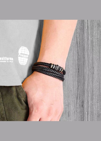 Шкіряний браслет із написом Love you forever на магнітній пряжці No Brand (311598614)