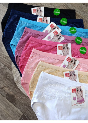 Женские трусы-батали из натурального хлопка. UOKIN (353745584)