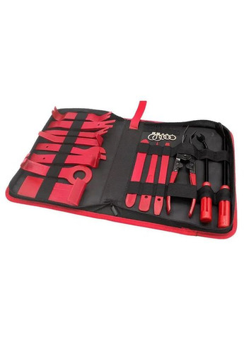 Набор автомобильных съемников 19 в 1 инструменты для разборки салона в чехле, красный (R051379) Bluefield (349844881)