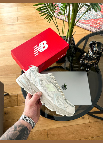 Бежеві Осінні кросівки чоловічі і жіночі new balamce 530 beige | нью беланс 530 бежеві No Brand