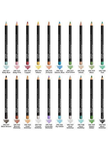 Набір олівців для очей Slim Eye Pencil (40 шт) NYX Professional Makeup (279364172)