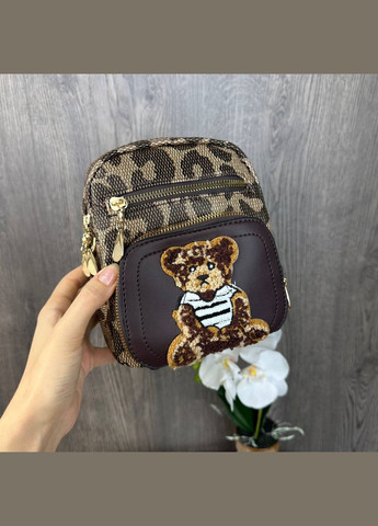 Жіноча міні маленька сумочка Леопардовий (1469ДКл) No Brand сумка (341085570)