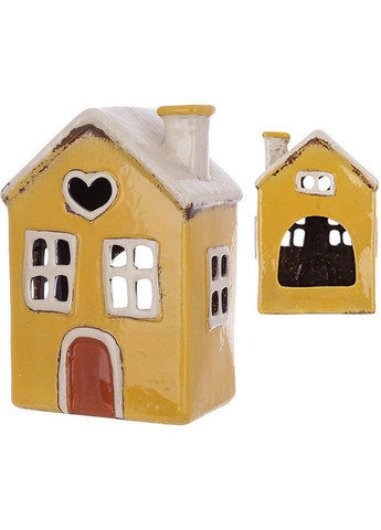 Свічник керамічний декоративний "Старе Місто. Будинок N24" 10х7.5х15см BonaDi (332666996)