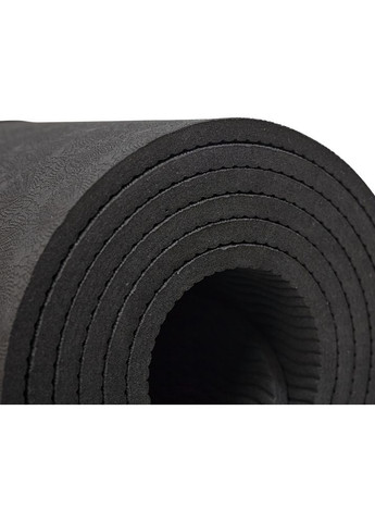 Коврик TPE для йоги и фитнеса 183x 61 x 0.6 см Black (TOP18074471/1) TECOFIT (370439588)