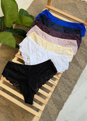 Мереживні трусики бразиліани колекції «Ваніль» VIDCHUY (366030351)