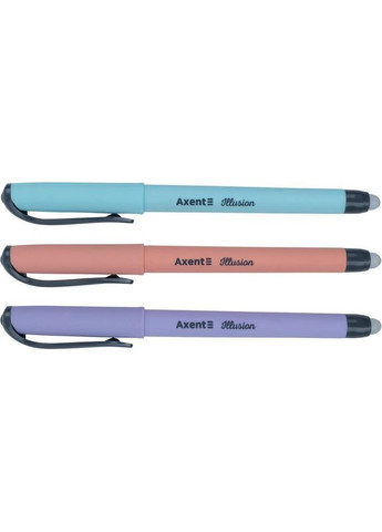 Ручка "Пиши-стирай" /AG1094-02-A/ Illusion, синя 0.5 син. (24/288/1728) Axent (367755180)