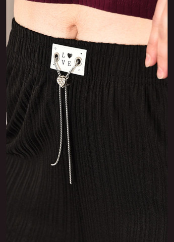 Штани жіночі розкльошені чорного кольору Let's Shop (285779285)