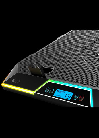 Підставка для ноутбука з охолодженням K11 Laptop Cooling Pad, RGB, Black VHG (334305125)