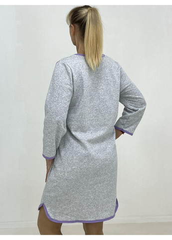 Тніка жіноча байка Метелики 60-62 Сіра 35687820-4 PARS (364314297)