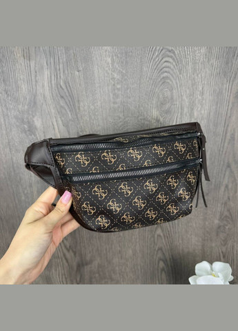 Женская нагрудная бананка Коричневый (1687ДКк) No Brand сумка (342398908)