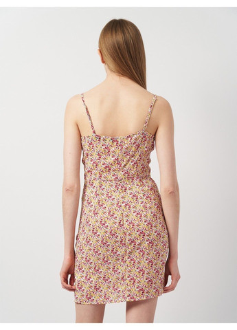 Розовое кэжуал платье Missguided с цветочным принтом