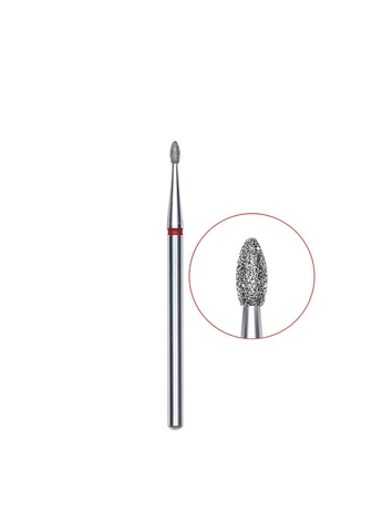 Фреза алмазная для маникюра капля Staleks Pro Expert красная 1.6 мм No Brand (385235023)