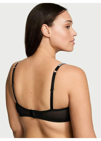 Чорний бюстгальтер деми sheer shine very sexy Victoria's Secret