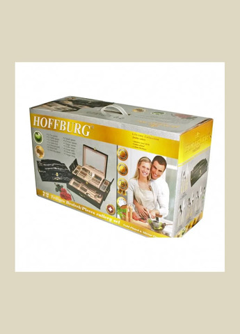 Набір столових приборів у подарунковій валізі Hoffburg Victory Diamond 72 предмети (HB-7802) Bachmayer (334713249)