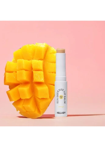 Сонцезахисний бальзам для губ Mango SPF 30 зволожуючий бальзам для губ захист від сонця 3 г Hillary (387189756)