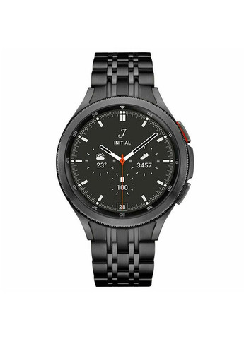 Металлический ремешок Steel Link для часов Samsung Galaxy Watch 4 Classic 42mm SM-R880 - Black Primolux (262296713)