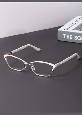 Жіночі окуляри Glodiatr для зору +4.00 метал лисичка Білі Ralph (335814021)