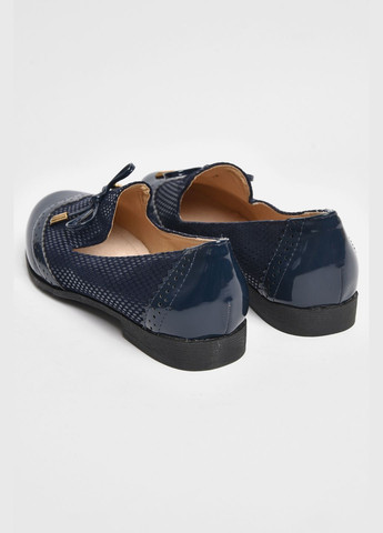 Темно-синие туфли для девочки темно-синего цвета Let's Shop